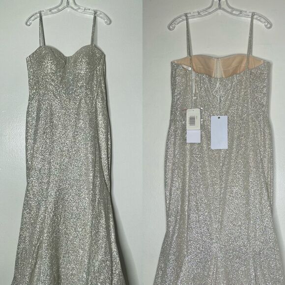 Abella by Allure Karina Size 16 Formal Wedding Reception Bridal Mermaid Gown - Picture 4 of 15